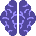 Side view of human head